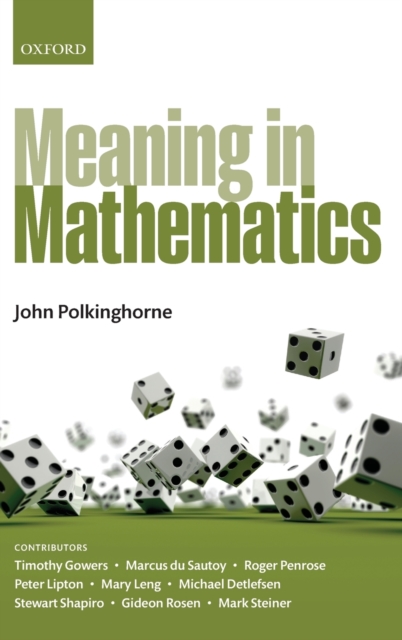 Meaning in Mathematics, Hardback Book