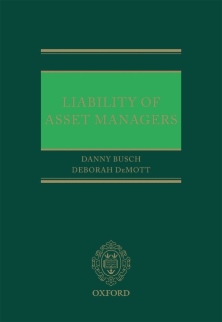 Liability of Asset Managers, Hardback Book