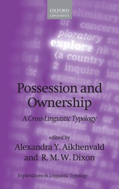 Possession and Ownership, Hardback Book