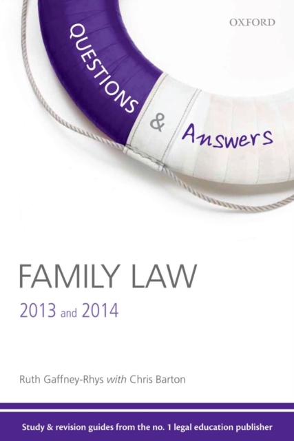 Questions & Answers Family Law 2013-2014 : Law Revision and Study Guide, Paperback Book