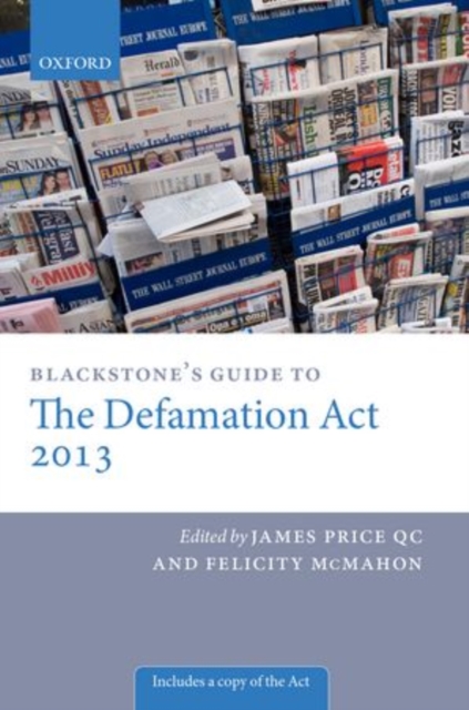 Blackstone's Guide to the Defamation Act, Paperback / softback Book