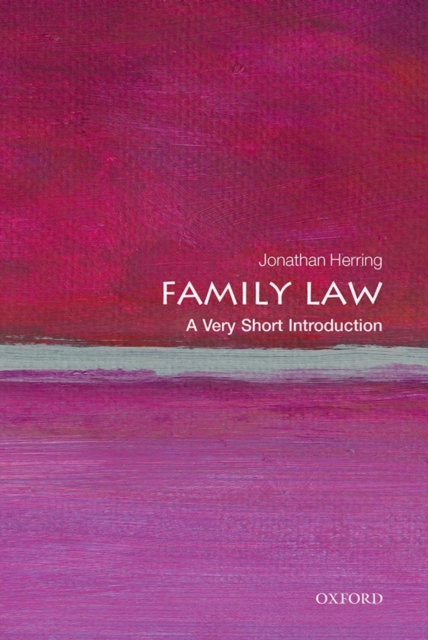 Family Law: A Very Short Introduction, Paperback / softback Book