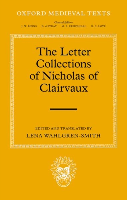 The Letter Collections of Nicholas of Clairvaux, Hardback Book