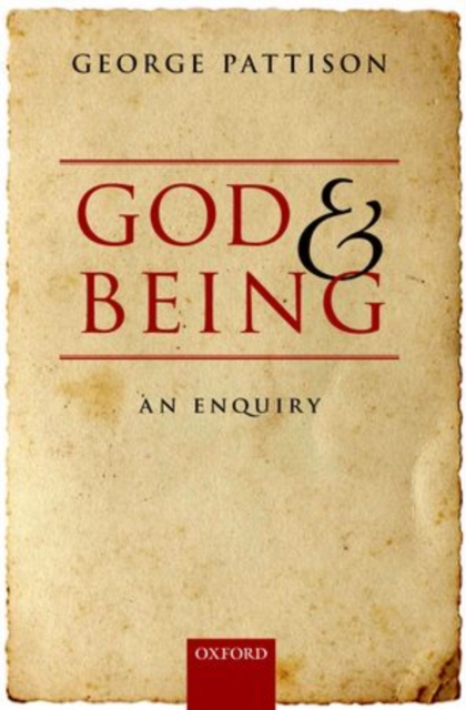 God and Being : An Enquiry, Paperback / softback Book