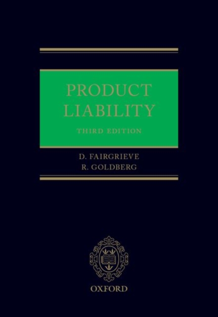Product Liability, Hardback Book