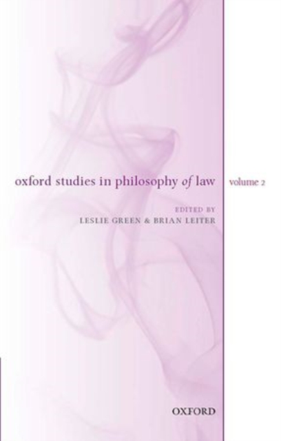 Oxford Studies in Philosophy of Law: Volume 2, Paperback / softback Book