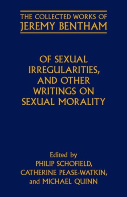 Of Sexual Irregularities, and Other Writings on Sexual Morality, Hardback Book
