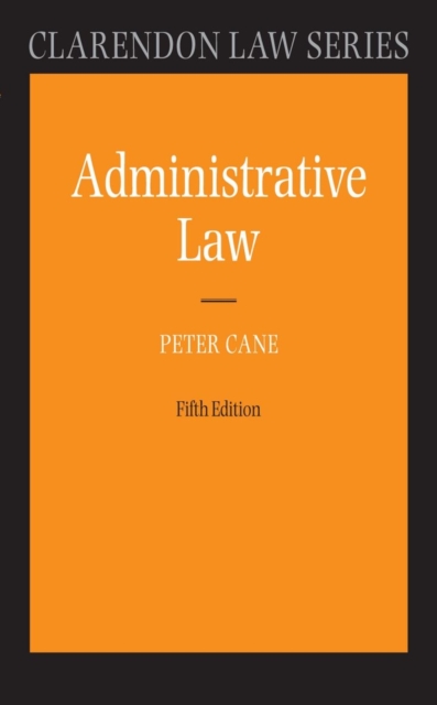 Administrative Law, Paperback / softback Book