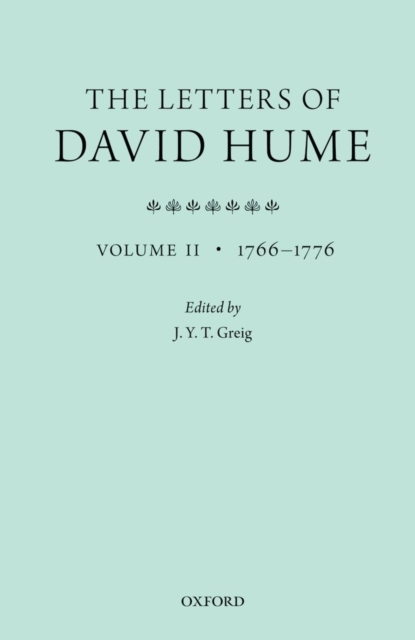 The Letters of David Hume : Volume 2, Paperback / softback Book