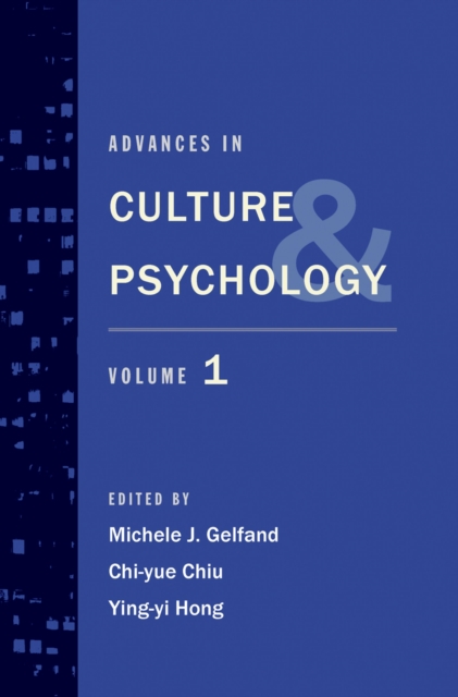 Advances in Culture and Psychology : Volume 1, PDF eBook