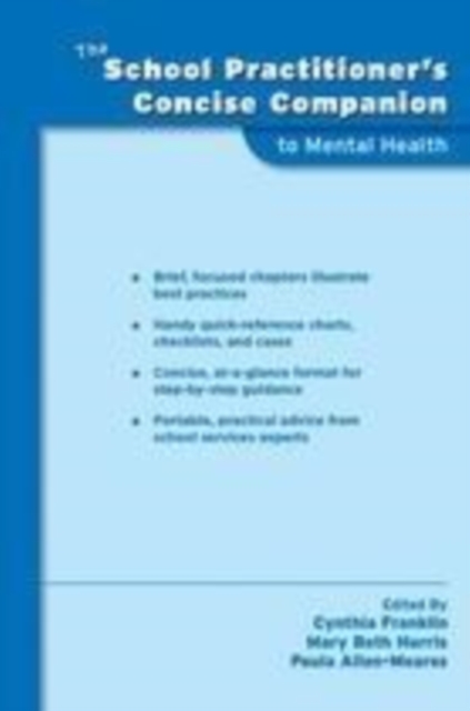 The School Practitioner's Concise Companion to Mental Health, PDF eBook