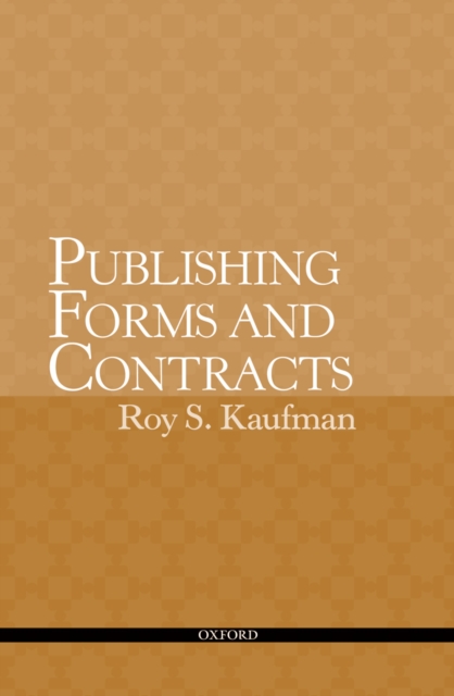 Publishing Forms and Contracts, PDF eBook