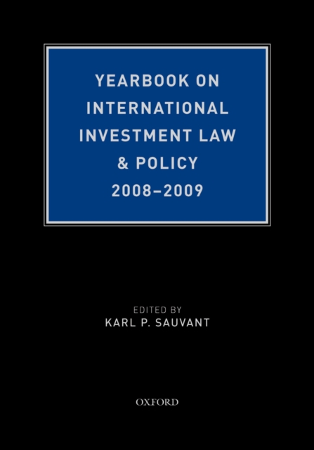 Yearbook on International Investment Law & Policy 2008-2009, PDF eBook
