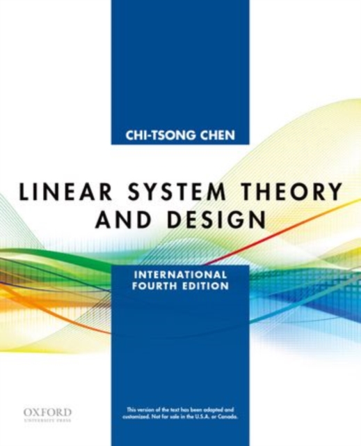 Linear System Theory and Design : International Fourth Edition, Paperback / softback Book
