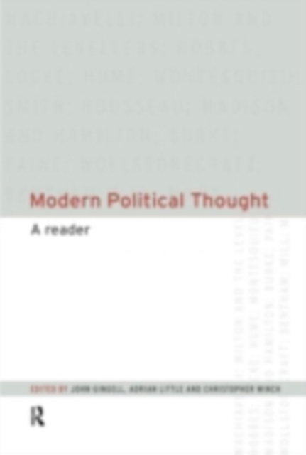 Modern Political Thought : A Reader, PDF eBook