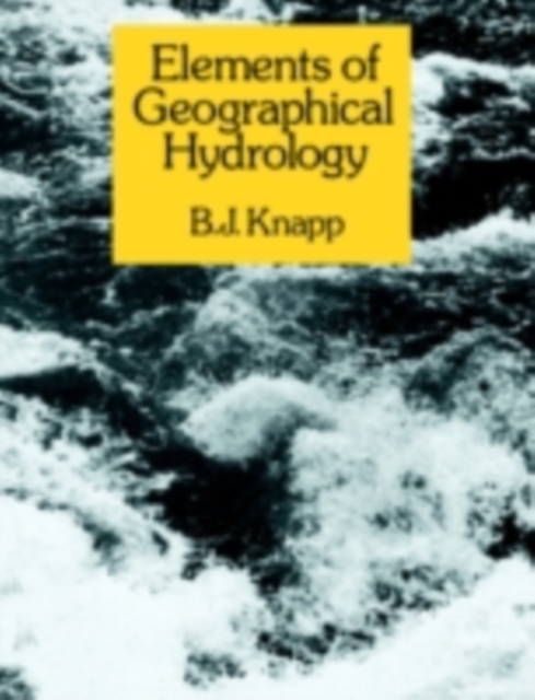 Elements of Geographical Hydrology, PDF eBook