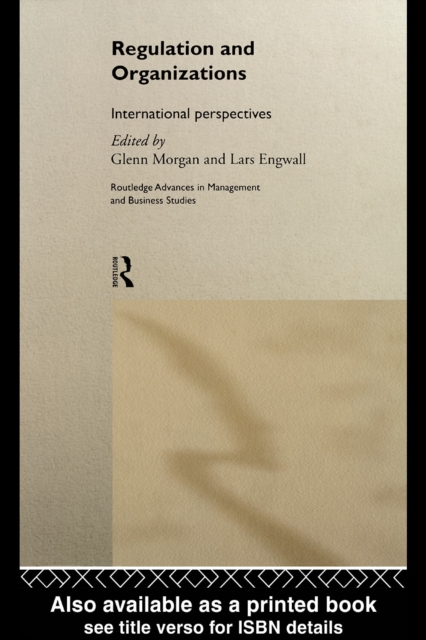 Regulation and Organisations : International Perspectives, PDF eBook