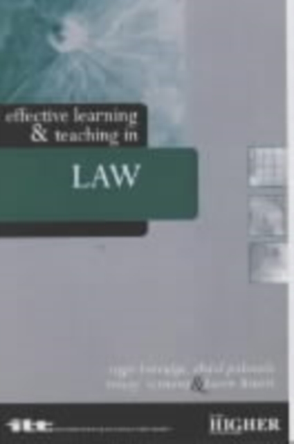 Effective Learning and Teaching in Law, PDF eBook