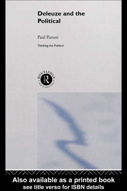 Deleuze and the Political, PDF eBook