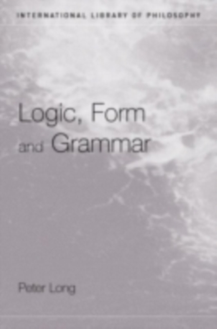 Logic, Form and Grammar, PDF eBook