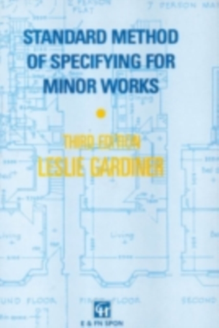 Standard Method of Specifying for Minor Works, PDF eBook