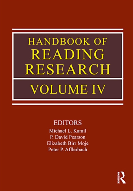 Handbook of Reading Research, Volume 4, EPUB eBook