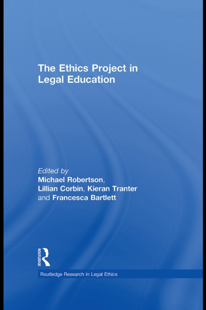 The Ethics Project in Legal Education, EPUB eBook