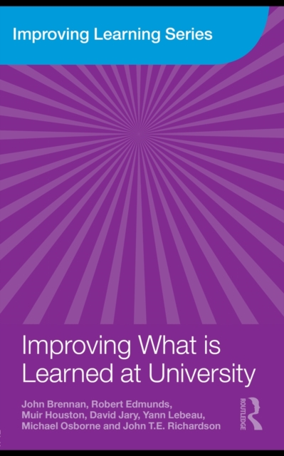 Improving What is Learned at University : An Exploration of the Social and Organisational Diversity of University Education, EPUB eBook