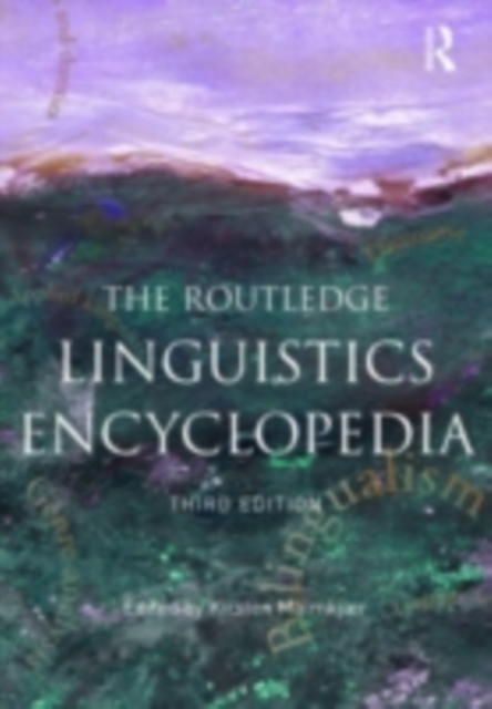 The Routledge Linguistics Encyclopedia, PDF eBook