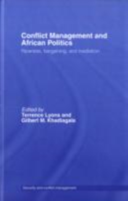 Conflict Management and African Politics : Ripeness, Bargaining, and Mediation, EPUB eBook