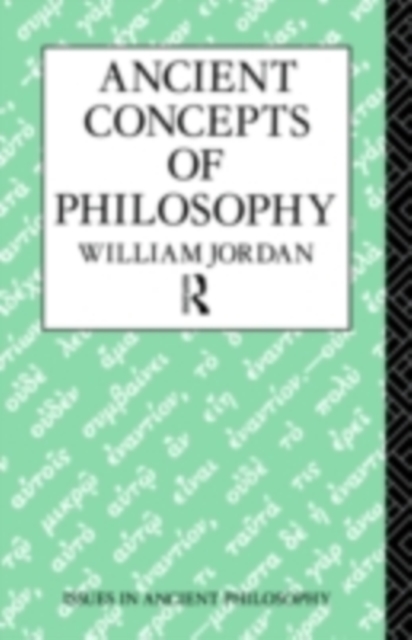 Ancient Concepts of Philosophy, PDF eBook