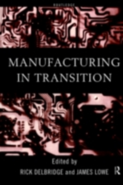 Manufacturing in Transition, PDF eBook