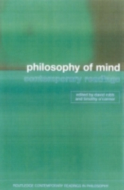 Philosophy of Mind: Contemporary Readings, PDF eBook