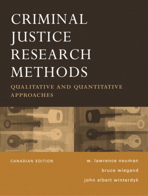 Criminal Justice Research Methods Canadian Edition, Paperback / softback Book