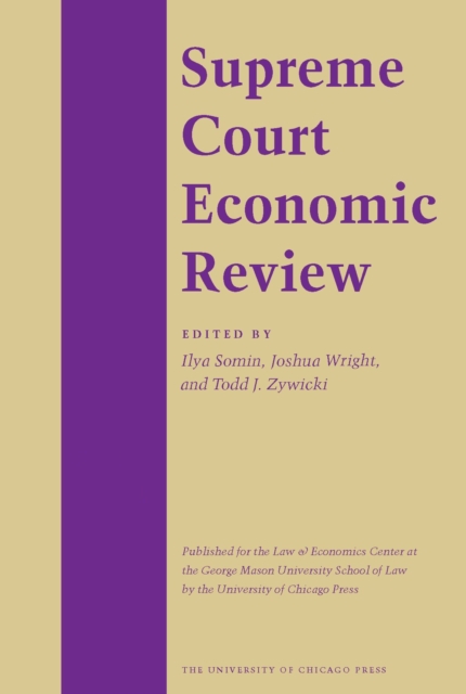 Supreme Court Economic Review, Volume 7, Hardback Book