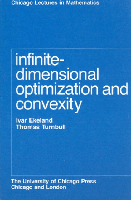Infinite-Dimensional Optimization and Convexity, Paperback / softback Book