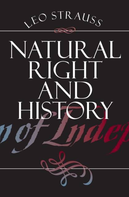 Natural Right and History, EPUB eBook