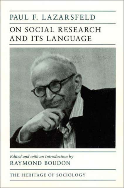 On Social Research and Its Language, Paperback / softback Book