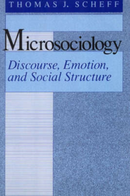 Microsociology : Discourse, Emotion, and Social Structure, Paperback / softback Book