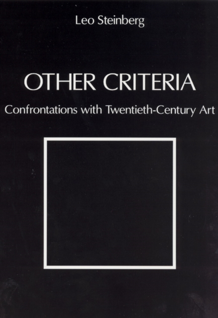 Other Criteria : Confrontations with Twentieth-Century Art, Paperback / softback Book