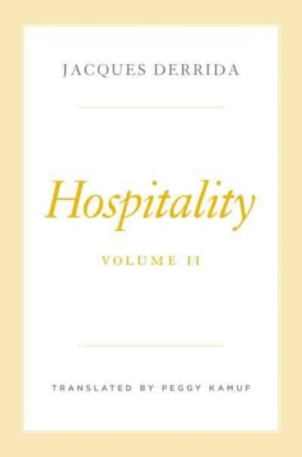 Hospitality, Volume II, Hardback Book