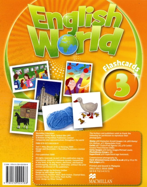 English World 3 Flashcards, Cards Book