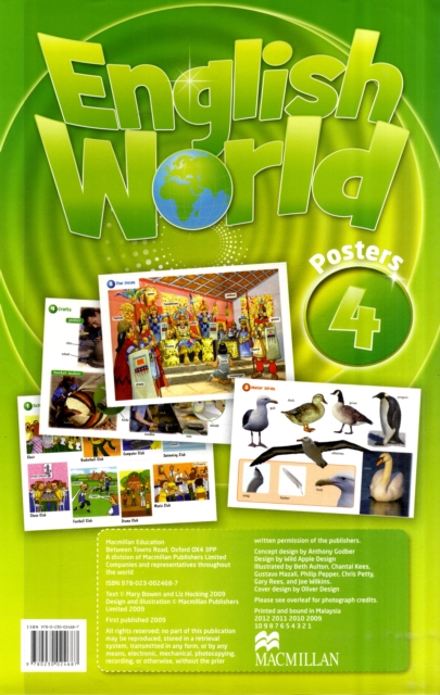 English World 4 Posters, Wallchart Book