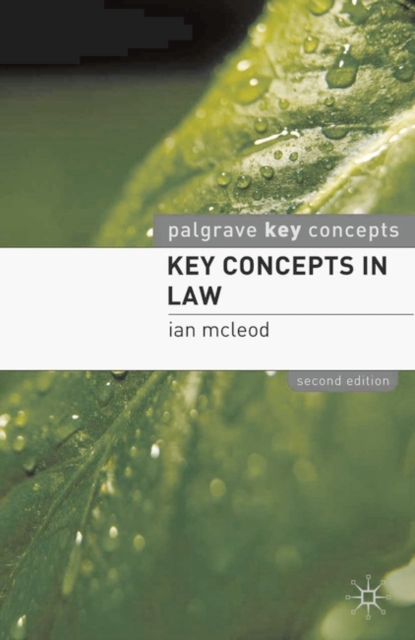 Key Concepts in Law, Paperback / softback Book