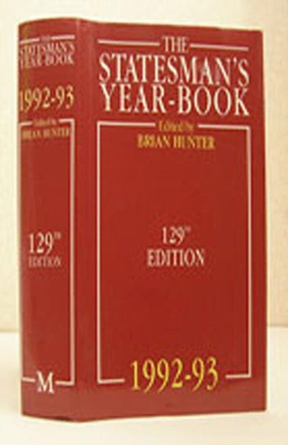 The Statesman's Year Book: 1992-93, PDF eBook