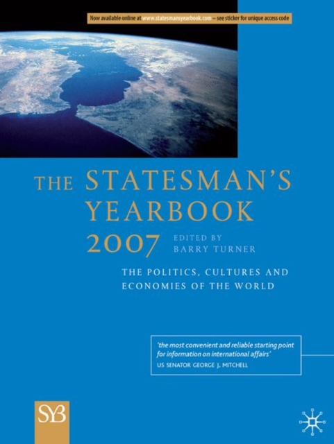 The Statesman's Yearbook 2007 : The Politics, Cultures and Economies of the World, PDF eBook