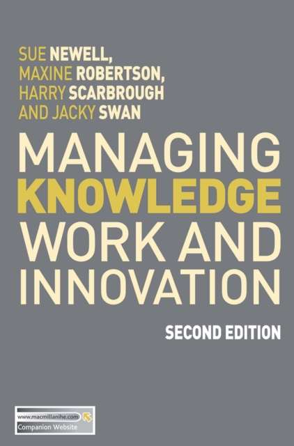 Managing Knowledge Work and Innovation, EPUB eBook