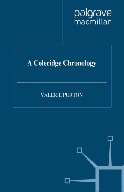 A Coleridge Chronology, PDF eBook