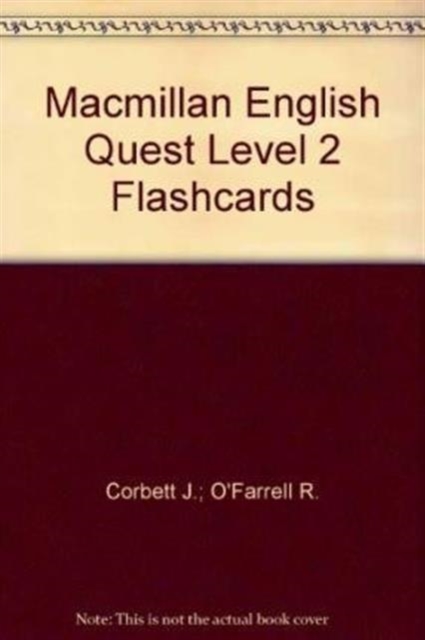 Macmillan English Quest Level 2 Flashcards, Cards Book
