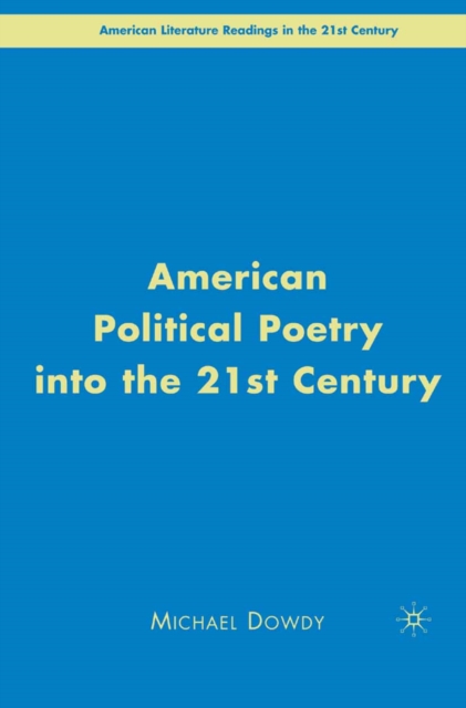 American Political Poetry in the 21st Century, PDF eBook